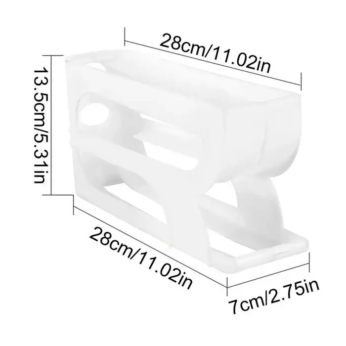 Conteneur à œufs pour réfrigérateur, 3 niveaux, support à œufs à roulement automatique, support alim