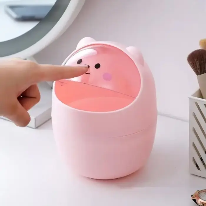 Poubelle de rangement de dessin animé mignon