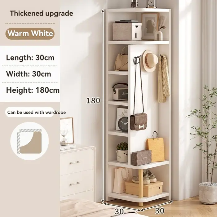 Armoire de rangement d'angle pour usage domestique