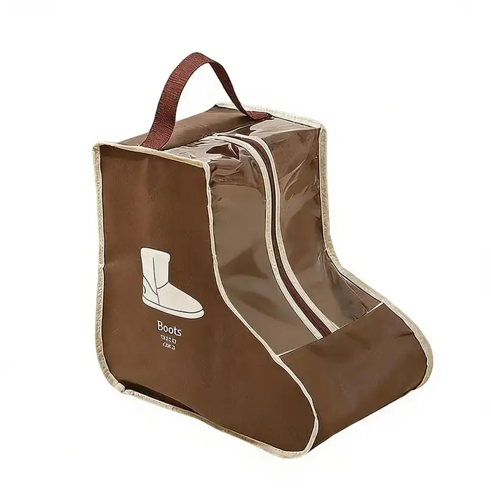 Sac de rangement imperméable pour chaussures, portable, anti-poussière, pour talons hauts, bottes co