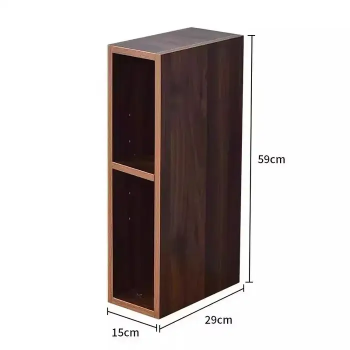 Mur d'armoire en bois massif écologique, crack de tête de lit de cuisine
