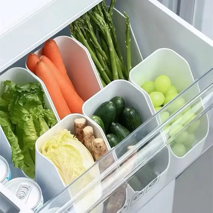 Boîte de rangement transparente pour assaisonnement