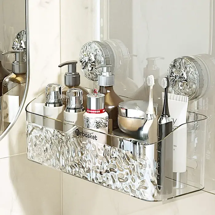 Mir d'étagère à ventouse de douche