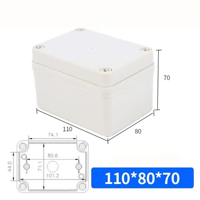 Boîtier étanche de haute qualité, boîte de projet électrique multi-styles ABS, boîtier d'instrument 