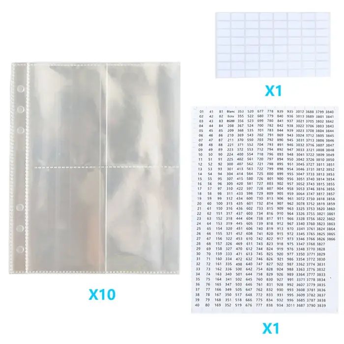 Livre de rangement pour peinture diamant A5, conteneur Album de perles, pochettes auto-scellantes, o