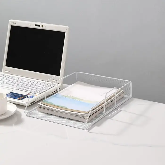 Boîte de rangement pour documents A4, papiers laminés empilables T1, tout usage, pour la maison