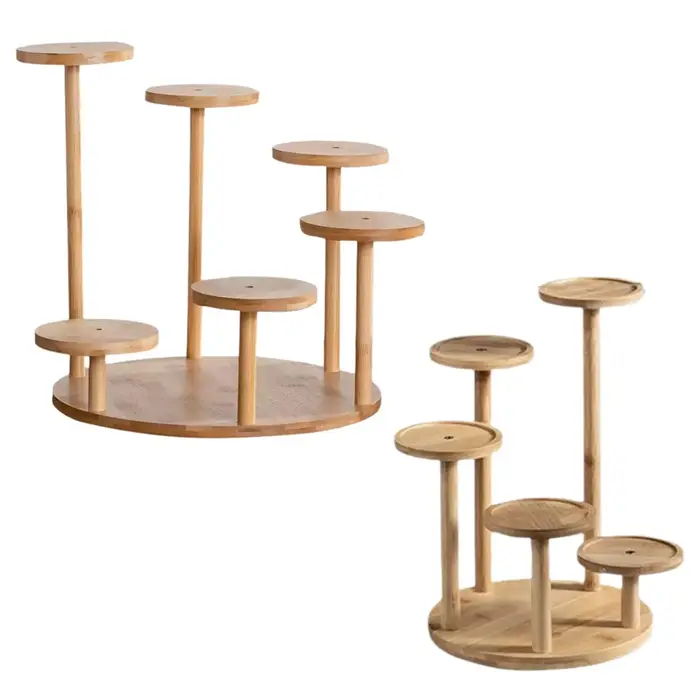 Support de plantes brittop en bois pour plantes d'intérieur, support de plantes décoratif à plusieur