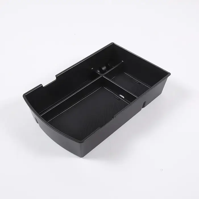 Boîte de rangement pour accoudoir, organisateur de voiture, plateau de rangement caché, accessoire d