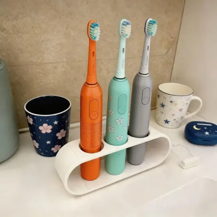 Support pour brosse à dents électrique - Peut accueillir 3 brosses