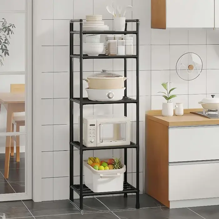Support de rangement en plastique à 4/5 niveaux