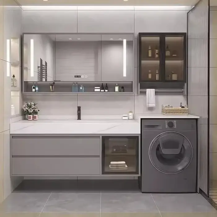 Meuble de rangement de luxe pour salle de bain : insert de tiroir