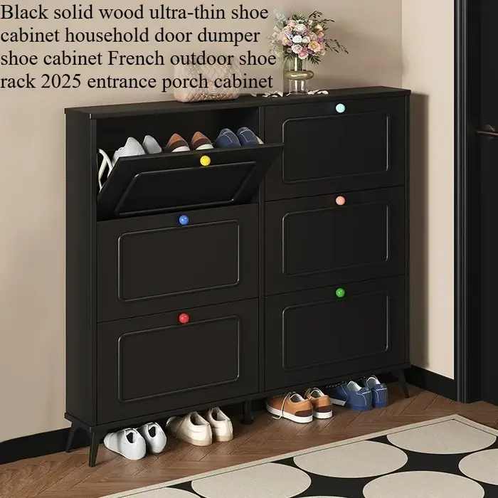 Meuble à chaussures fin pour chambre