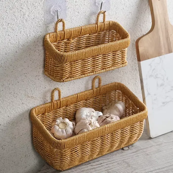Panier de rangement mural suspendu