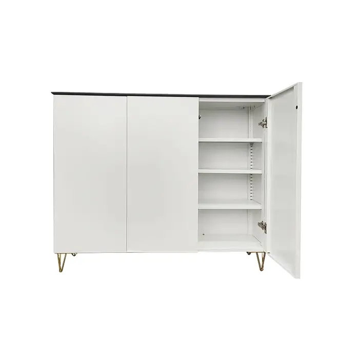 Meubles de maison étagère à chaussures armoire de rangement grand étagère à chaussures en métal