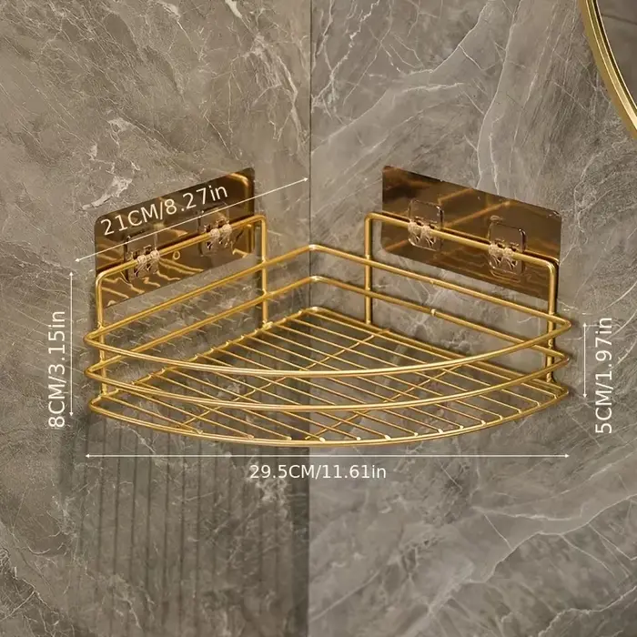 Étagères d'angle en métal de luxe