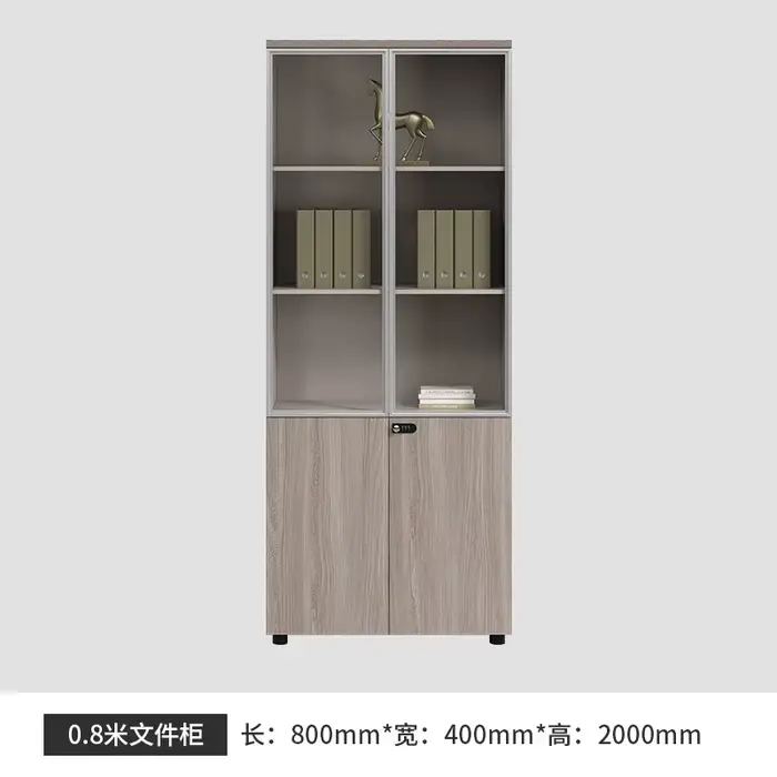 Classeur de bureau, armoire de rangement de fichiers en bois, armoire de bureau, casier avec serrure