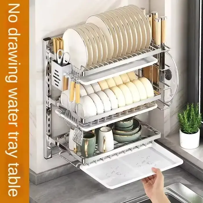 Étagère à vaisselle de cuisine