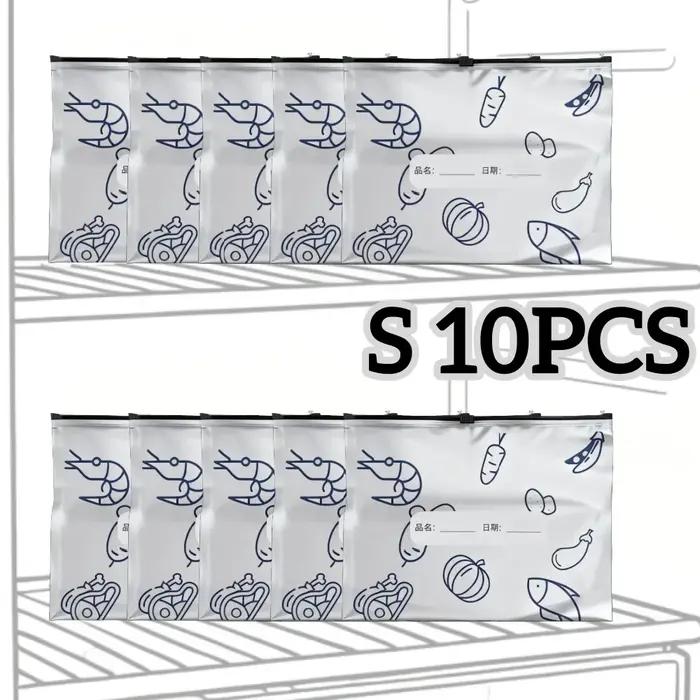 Sacs de conservation en aluminium 30/10 pièces S/M/L, organisateurs scellés pour congélateur, emball
