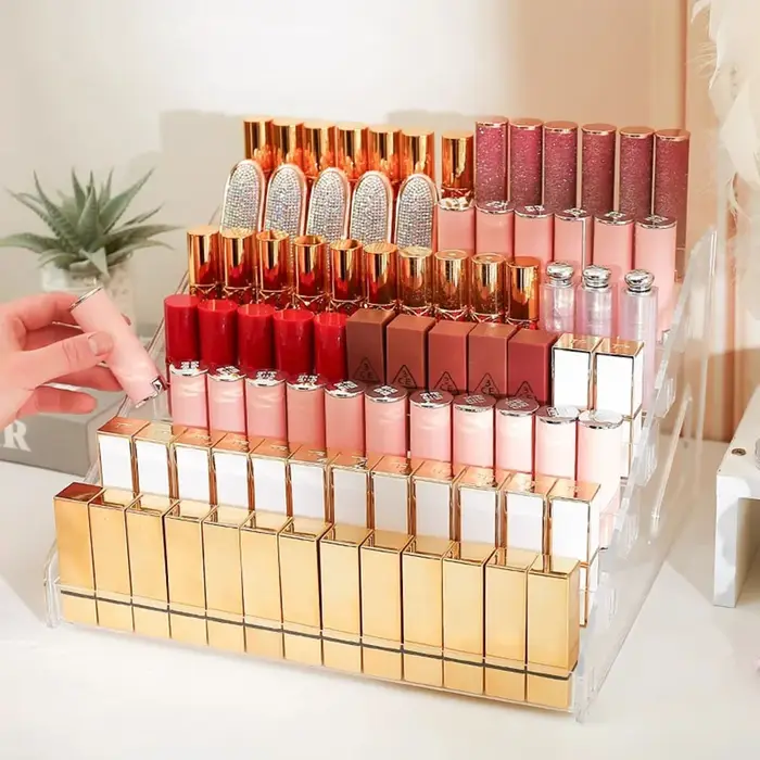 Étagère à cosmétiques avec coussin d'air