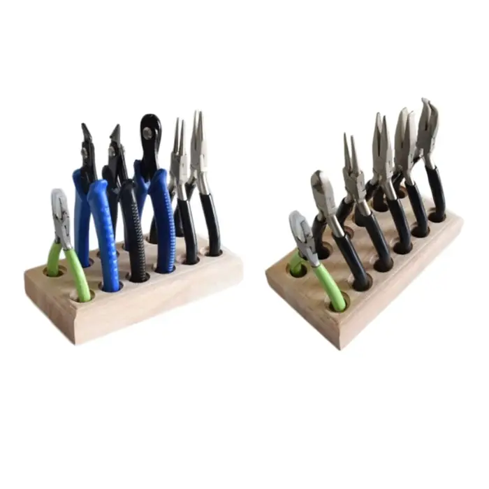 Bloc de pinces à bois pour le stockage, pinces coupe-fil, usage quotidien, entretien des outils prop