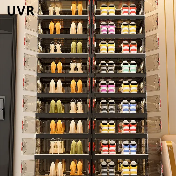 UVR étagère à chaussures organisateur salon boîte de rangement