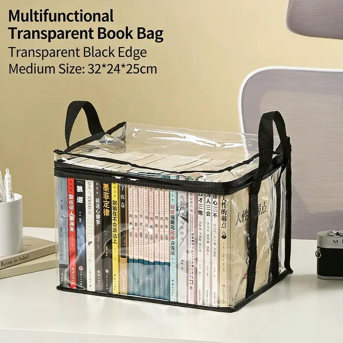 Boîte à livres pliable, organisateur de livres pour dortoirs d'étudiants et salles de classe, boîte 