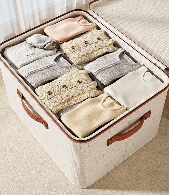 Grande boîte de rangement domestique robuste