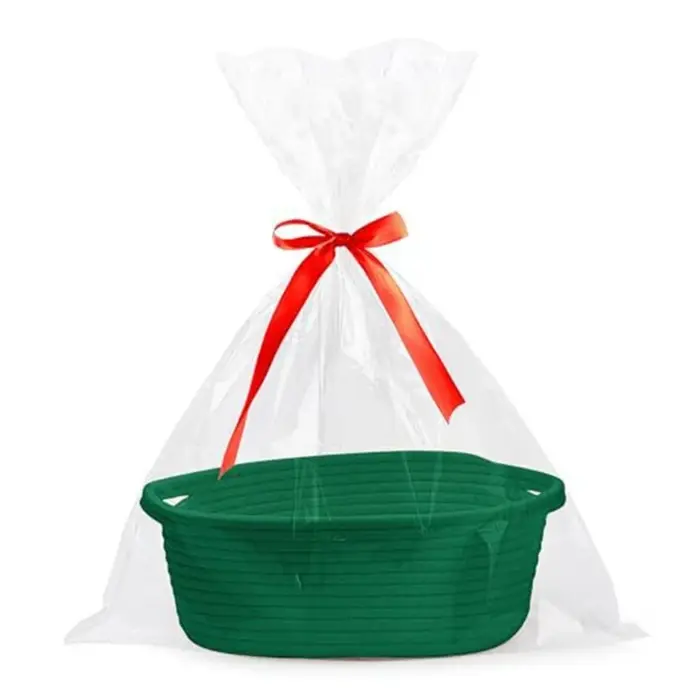 Organisateurs tissés à corde à main durable Panier stockage robuste pour diverses utilisations D2rd