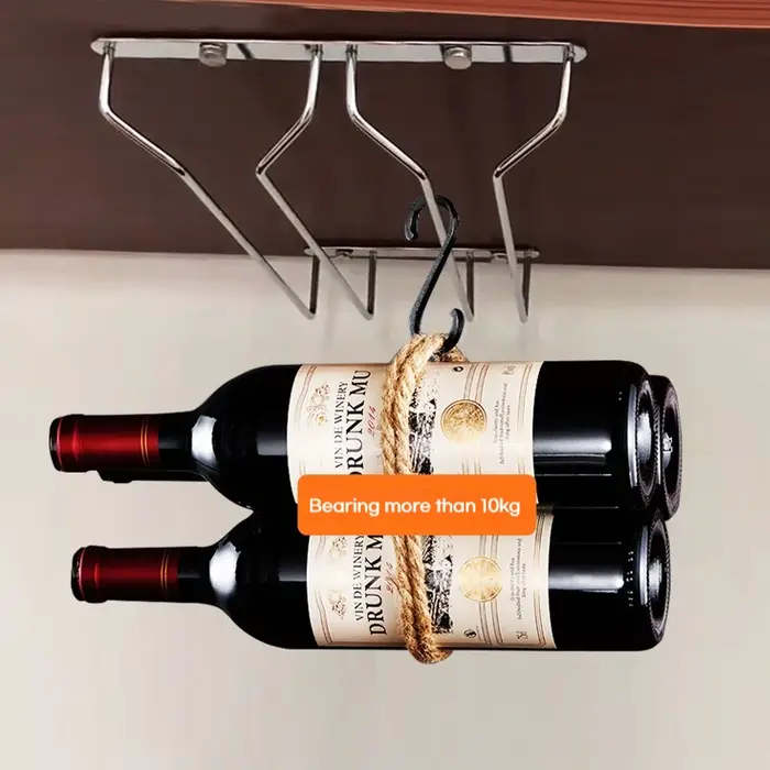 Support pour verres à vin suspendu