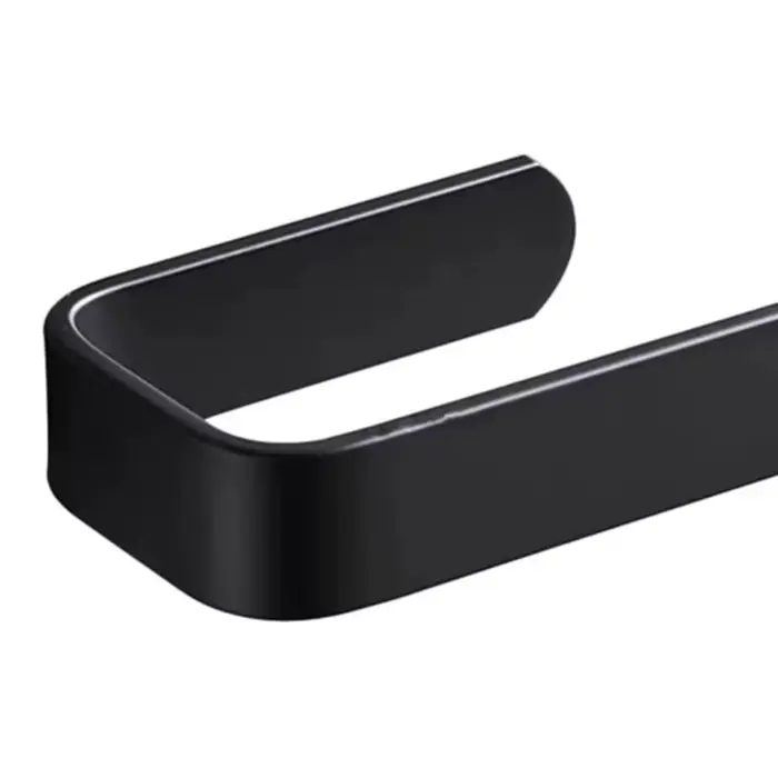 Porte-serviettes de salle de bain blanc sans perçage