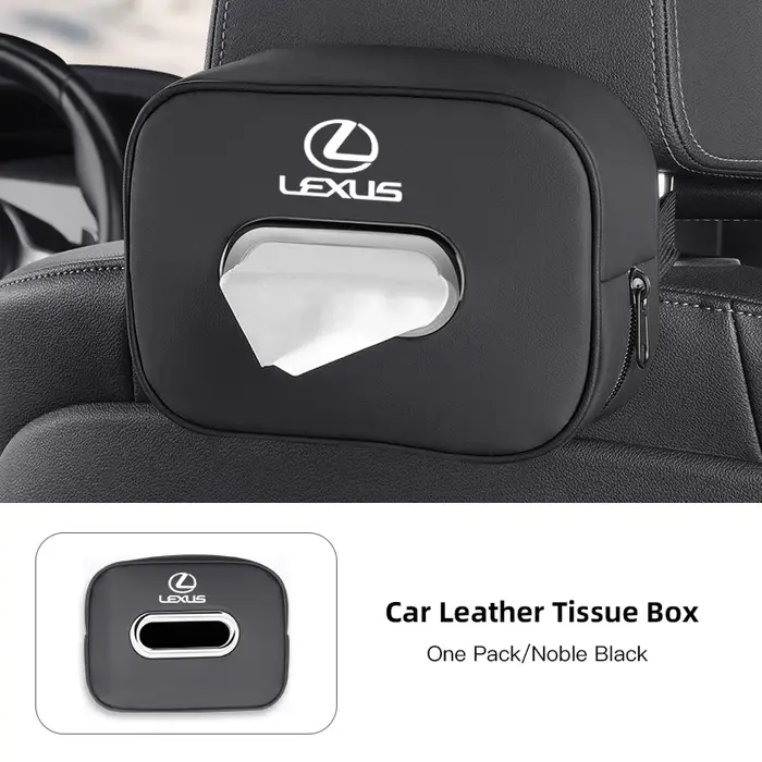 Boîte à mouchoirs en cuir, sac de rangement de mouchoirs pour Lexus RX330 IS250 Ct200h ES300h RX350 