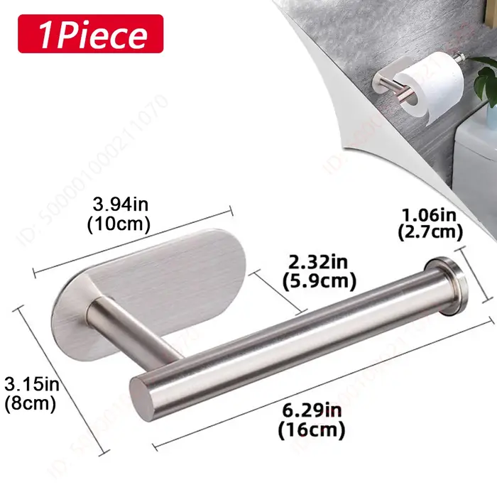 Distributeur de Papier Toilette T1 HOPaper, Absorbant Adhésif, Accessoires de Rangement, Matériel de