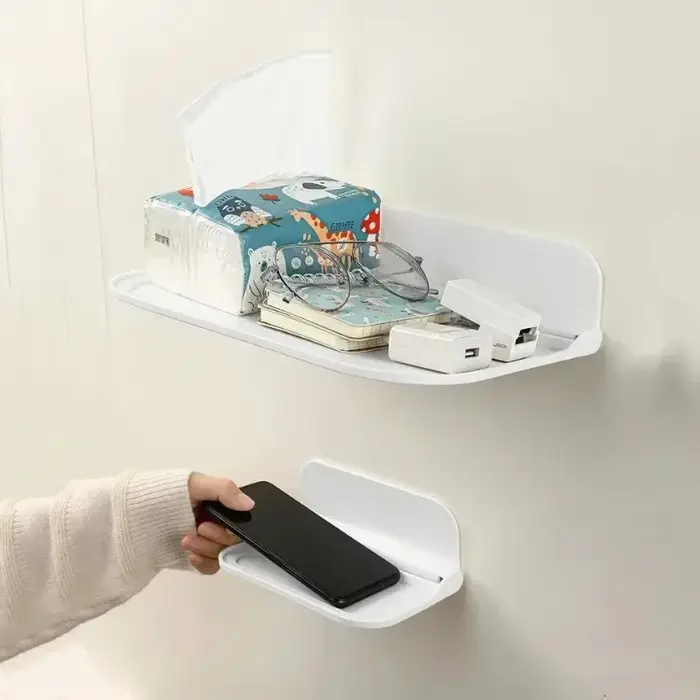 Étagère murale pliable sans poinçon
