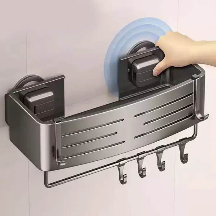 Étagère de rangement à ventouse sans perçage