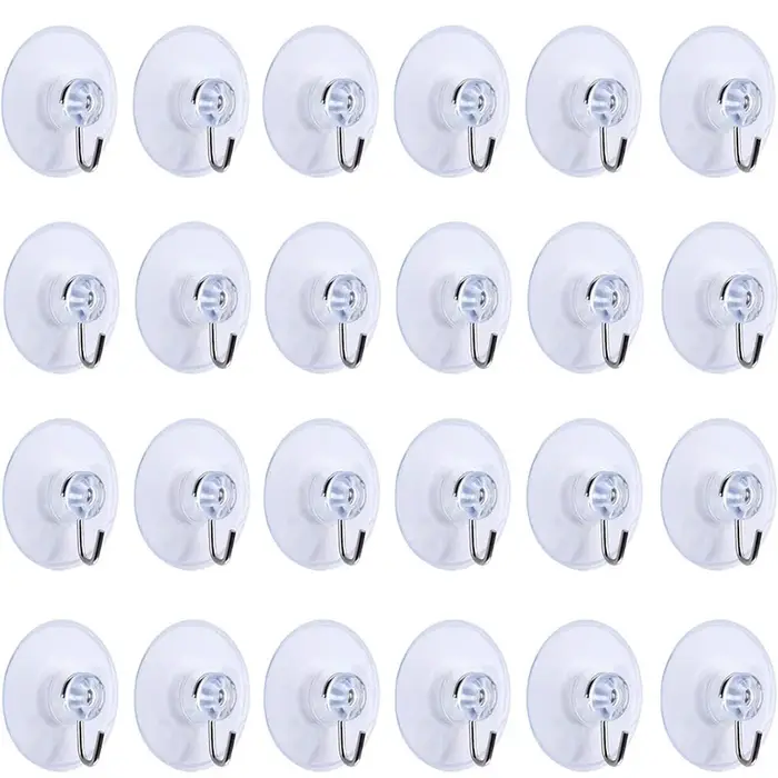 5/10 pièces crochets à ventouse 20/30/50mm clair ventouse tasse crochets vêtements manteau crochet s