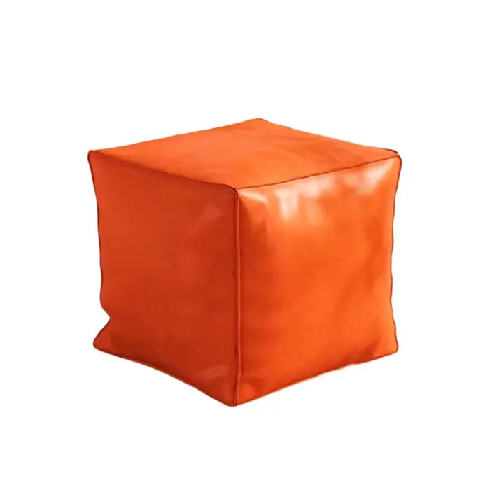 Pouf marocain carré antidérapant, grande capacité, sans rembourrage, housse de coussin non garnie, i