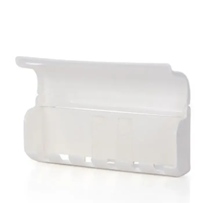 Ceci est un support de brosse à dents individuel pouvant contenir 6 brosses à dents, avec un couverc