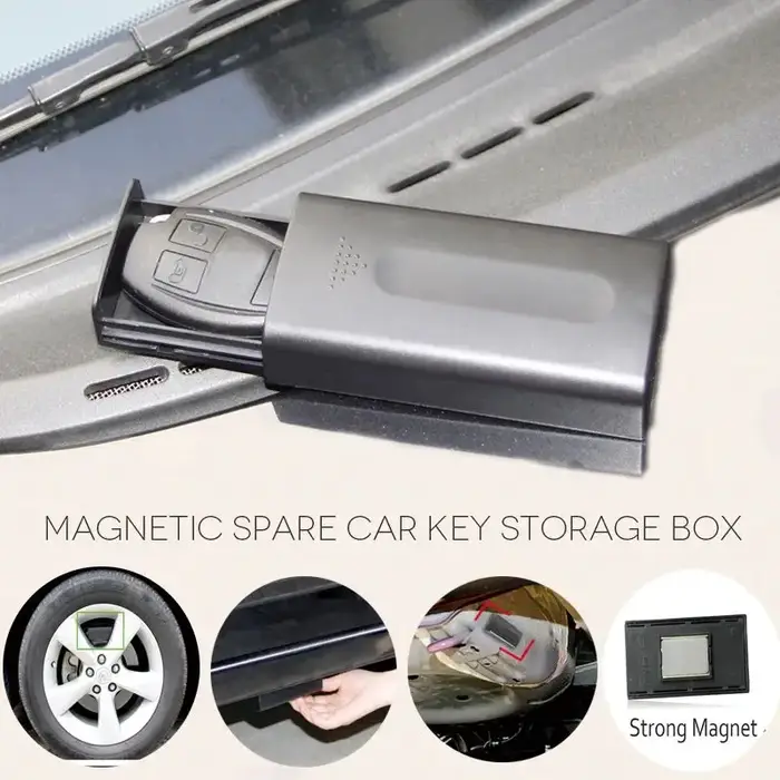 Boîte de rangement magnétique portable