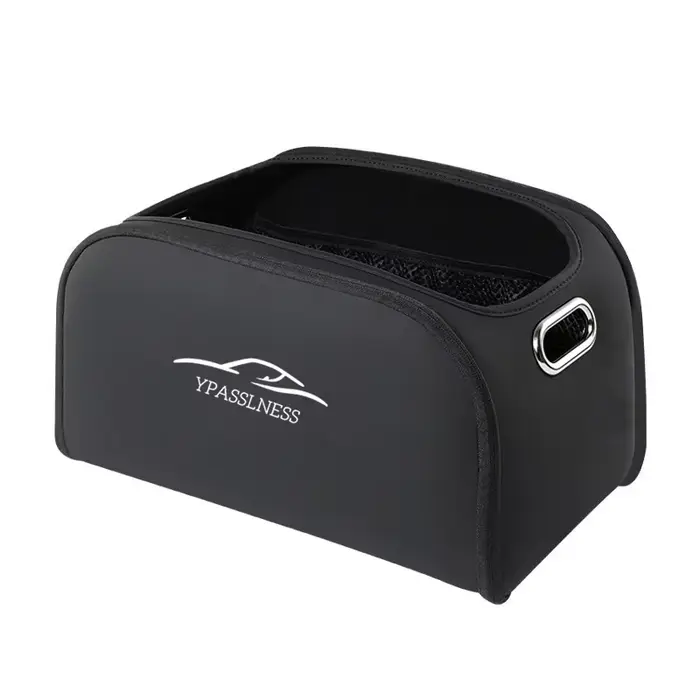 Boîte de rangement simple et luxueuse pour coffre de voiture, boîte de rangement de grande capacité,