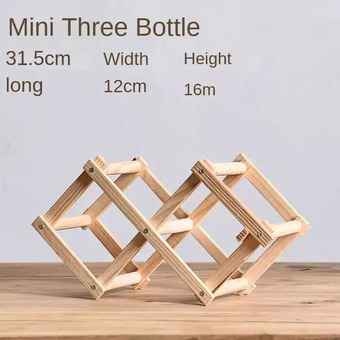 Étagères à vin en bois empilables, armoires à vin, ustensiles de bar à la maison, outils de bar, 3, 