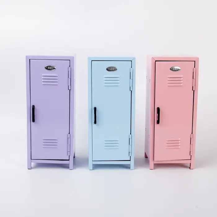Armoire de rangement compacte en métal - Mini coffre-fort pour bureau