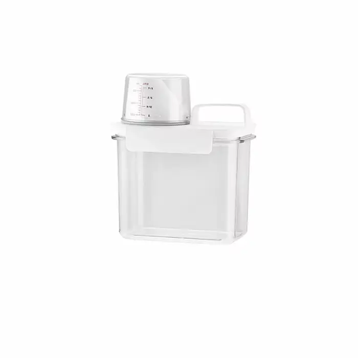 Distributeur hermétique de détergent à lessive, boîte de rangement de poudre, récipient de liquide d