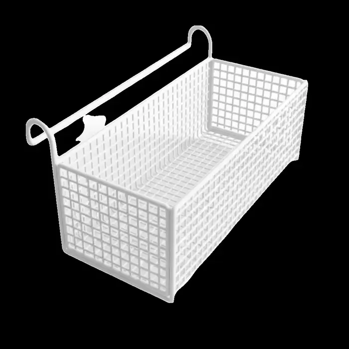 Étagère de rangement suspendue creuse pour la maison, support en fer, panier suspendu de chevet, san