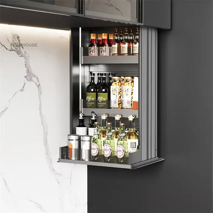 Panier de rangement électrique intelligent pour condiments
