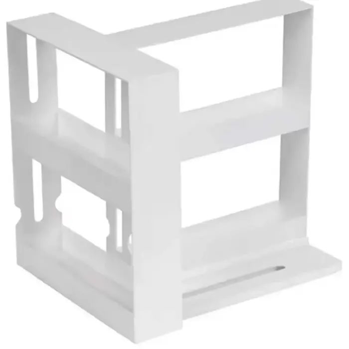 Étagère de rangement rotative multifonction à 2 niveaux pour épices, organisateur coulissant pour ar