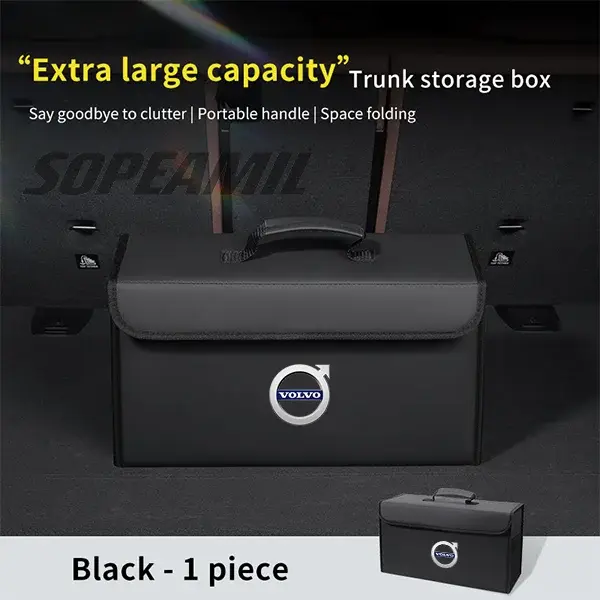 Boîte de rangement de coffre de voiture pliable, sac de rangement pour Volvo XC90 XC70 XC60 XC40 S90