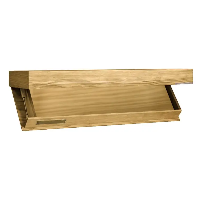 Étagère de rangement en bois avec compartiment secret, étagère de présentation, étagère murale, étag