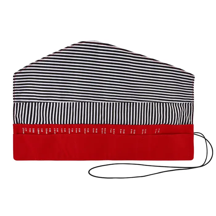 Sac de rangement vide pliable pour aiguilles à tricoter, sac de rangement pour outils de couture, or