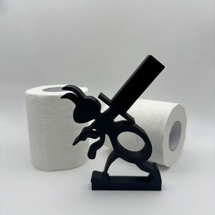 Porte-serviettes en papier mignon et simple en forme d'animal - Porte-rouleau de papier minimaliste 