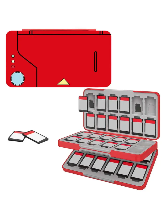 Boîte de rangement universelle magnétique adaptée à la carte de jeu Switch 48